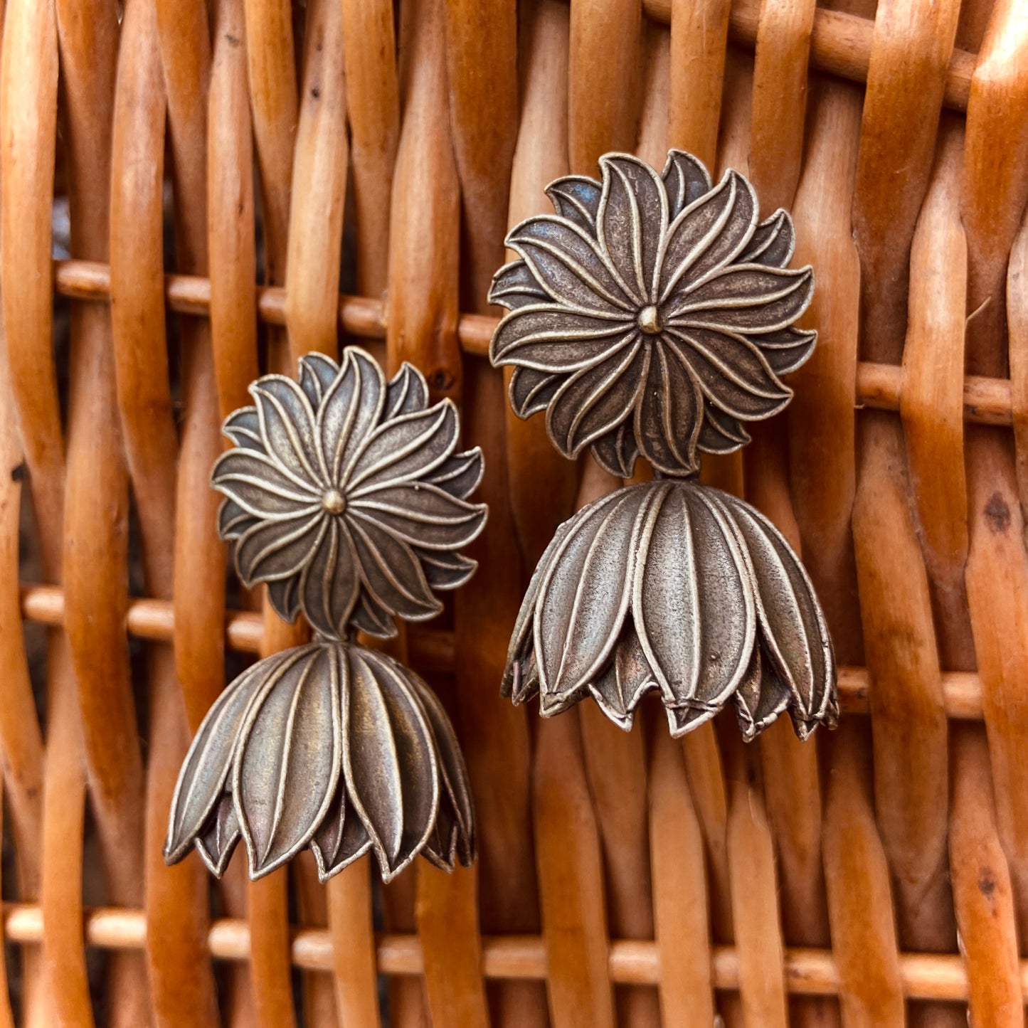 Flower Jhumka - Bloom - By Sushmita