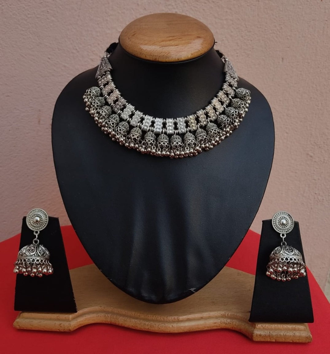 Kolhapuri Necklace Set - Bloom - By Sushmita