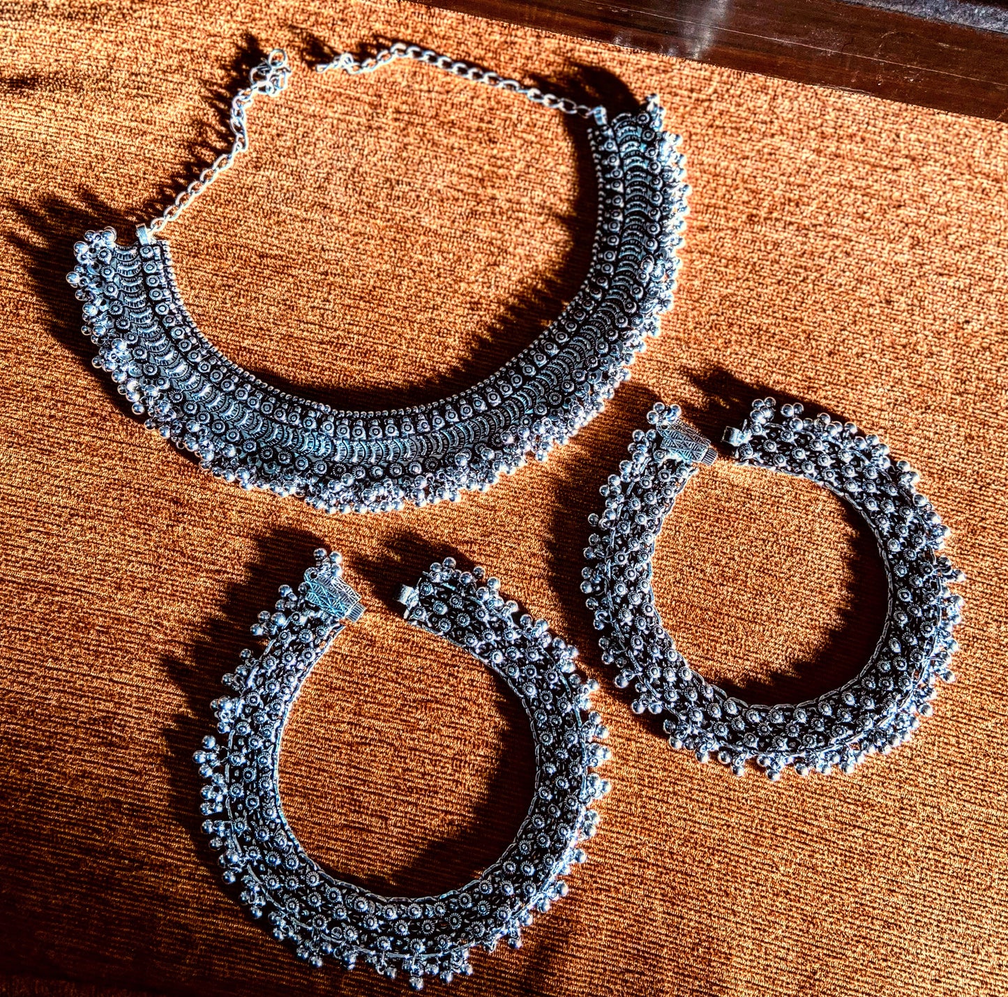 Jhaanjhar Combo set - Bloom - By Sushmita