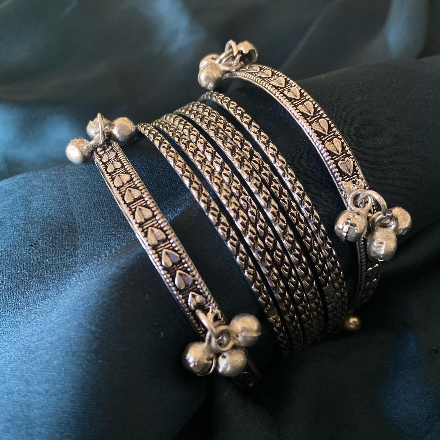 ASSORTED BANGLE STACK - Bloom - By Sushmita