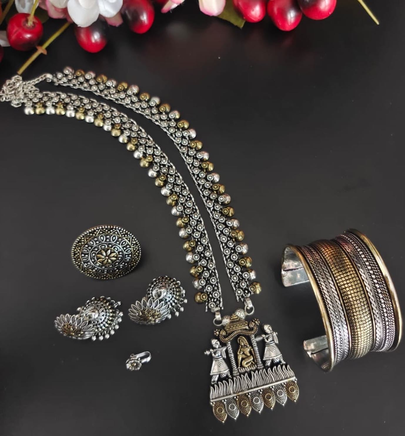 KRISHA 5-piece Jewellery Set - Bloom - By Sushmita