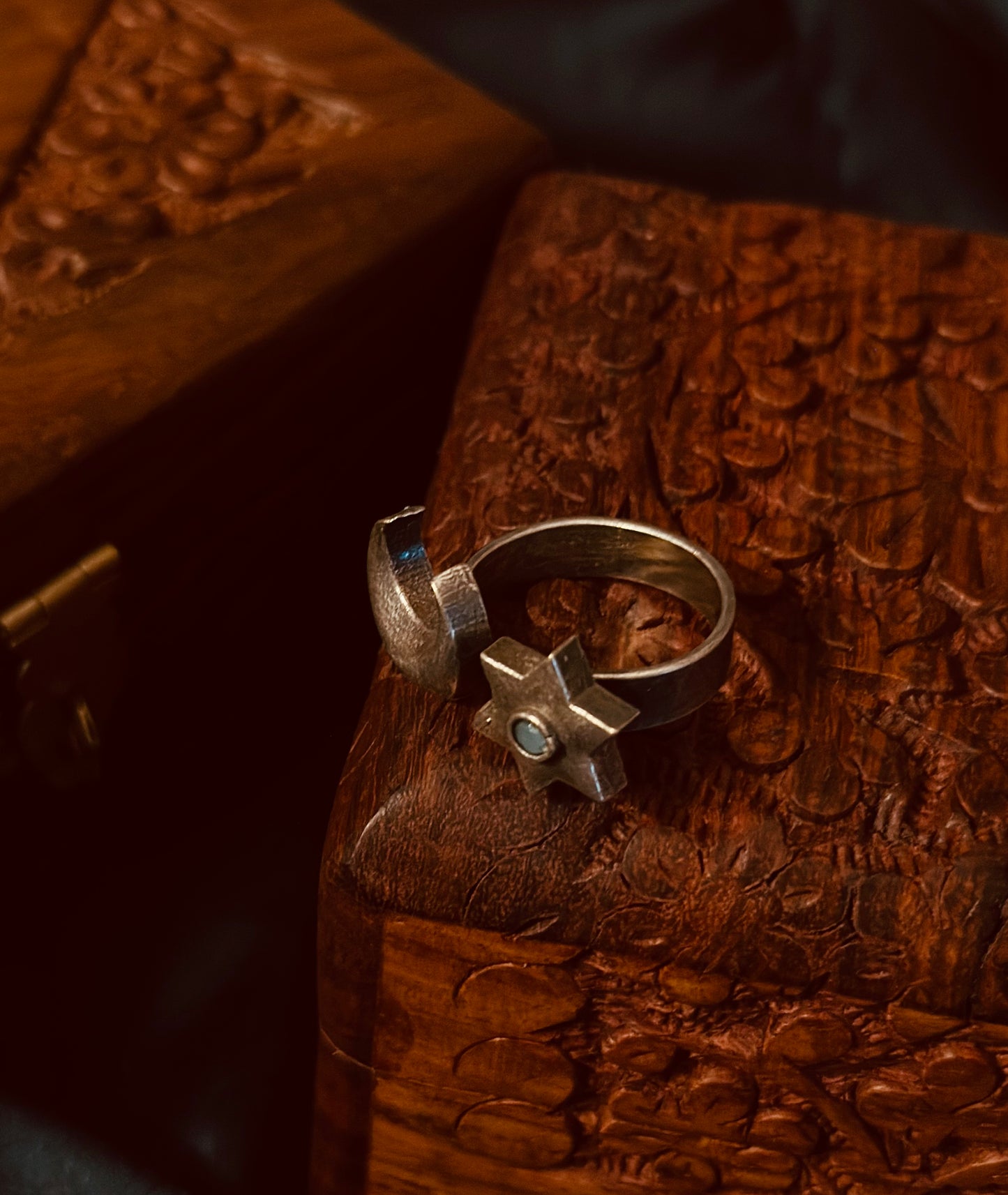 Chaand-Sitara Ring - Bloom - By Sushmita