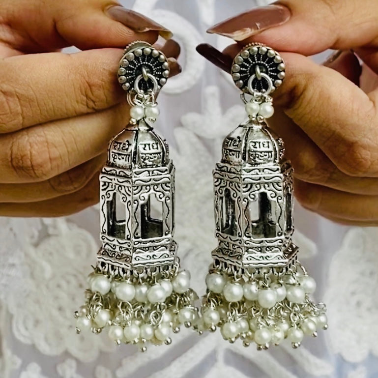 Temple jhumka - Bloom - By Sushmita