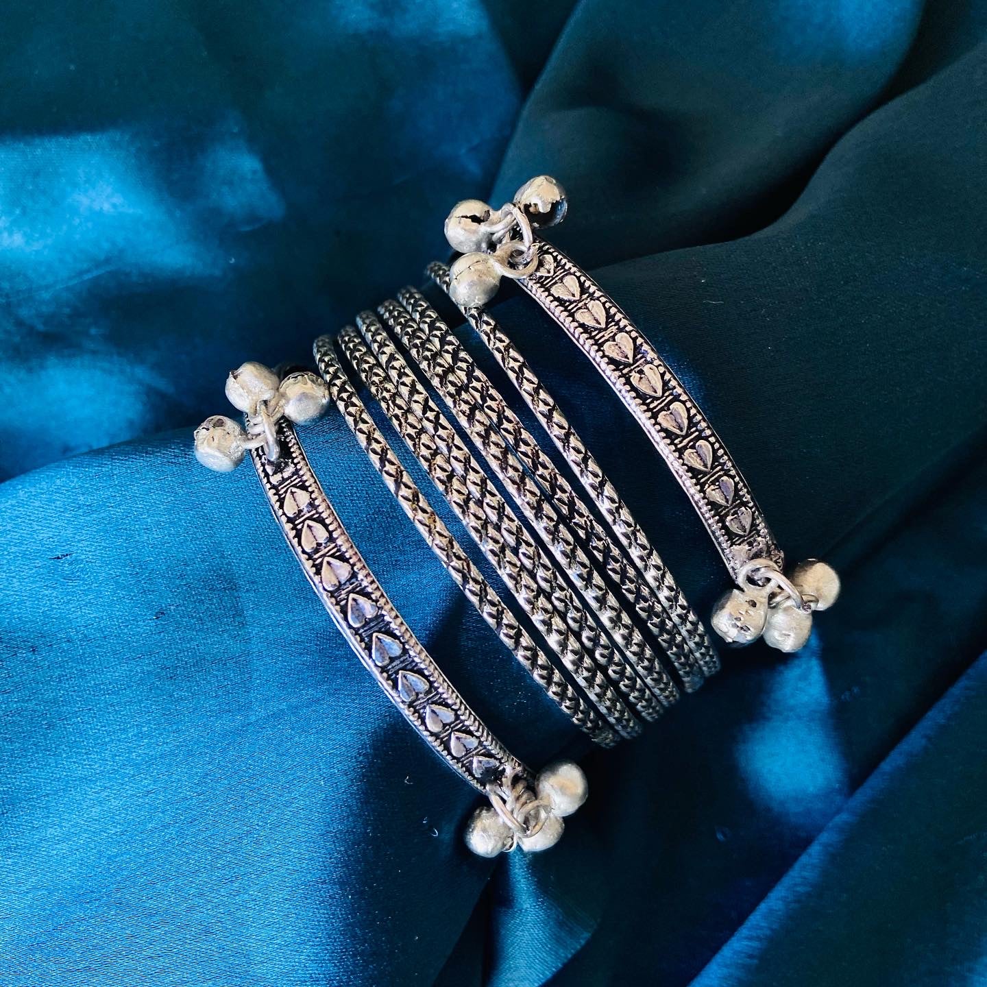 ASSORTED BANGLE STACK - Bloom - By Sushmita