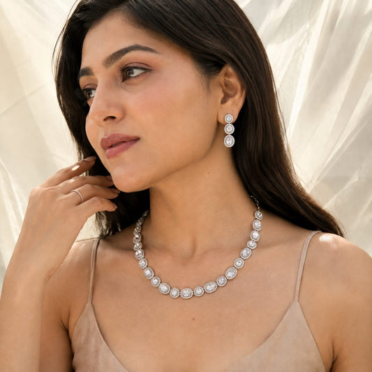 American diamond Necklace set