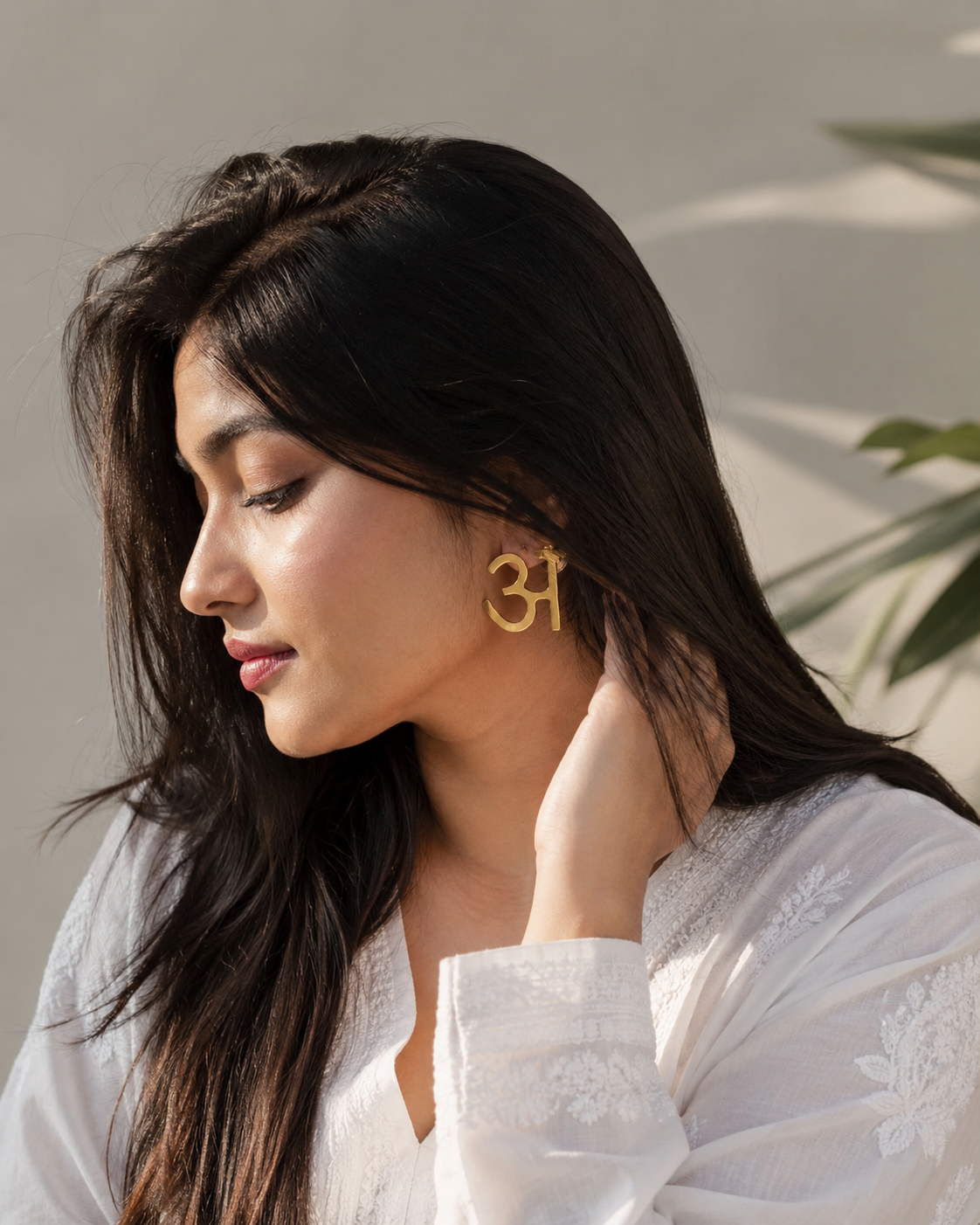 Hindi Vyanjan Earrings Studs | Hindi alphabets letter Jewellery