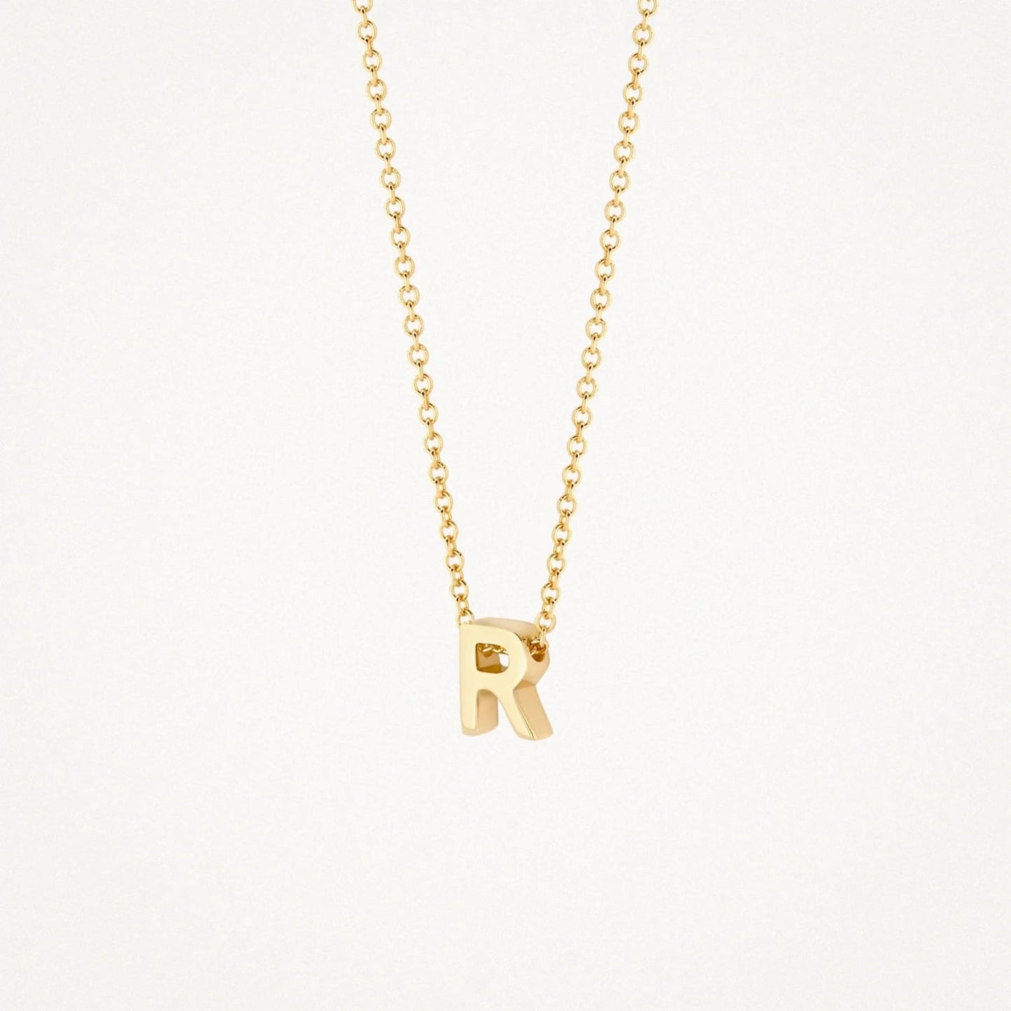 18k Gold plated Anti tarnish Initial Chain Necklace