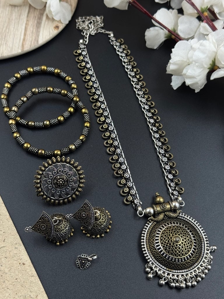 SHAHSHA 5-PIECE DUAL TONE GIFT SET