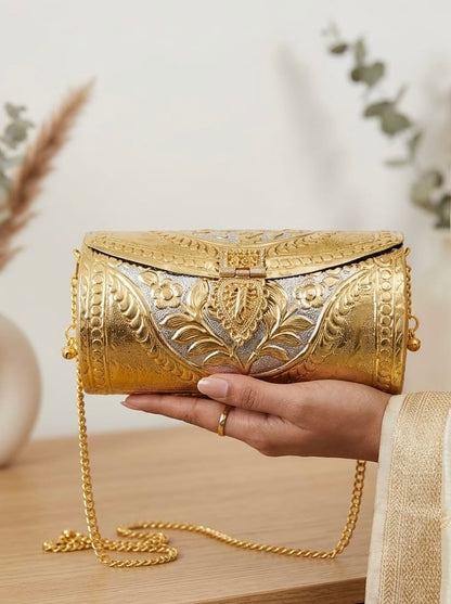 Dual tone Golden bags | Silver purse premium Quality