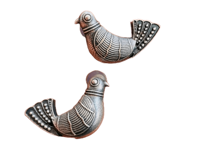 Birdie Silver Stud Earrings