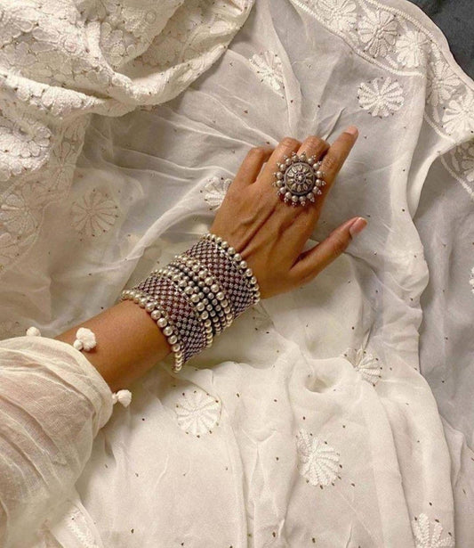 Adjustable Silver plated Ring