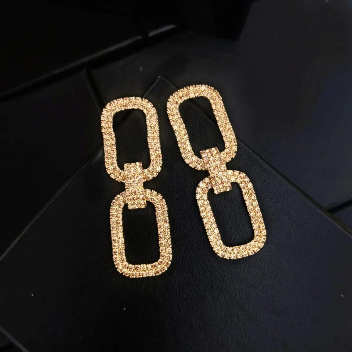 Glam Link Earrings