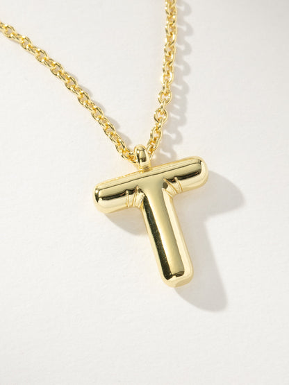 18k Gold plated Anti tarnish Initial Chain Necklace