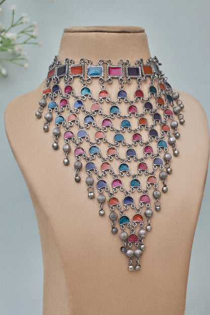 Meenakari Choker Necklace | Statement jewellery