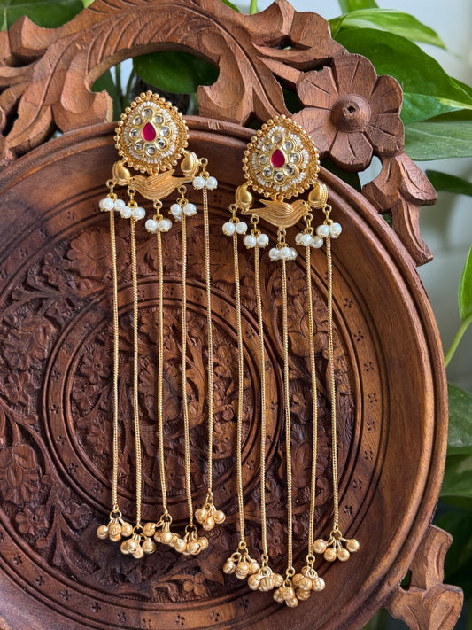 Meher | gold plated Jhumka Earrings