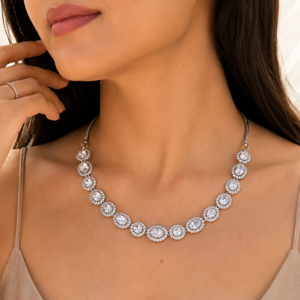 American diamond Necklace set