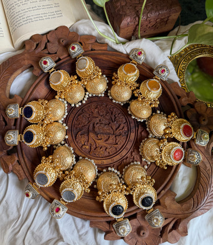 Tanya | gold plated Jhumka Earrings