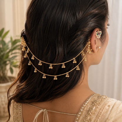 Sahara  | gold plated ear Chains | kaanchain