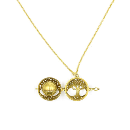 Harmony Ball locket | tree of life | Scent locket | perfume necklace | angel collar