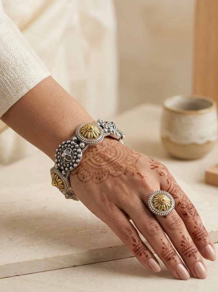 Devi | Statement Kada Bracelet | Timeless bracelet