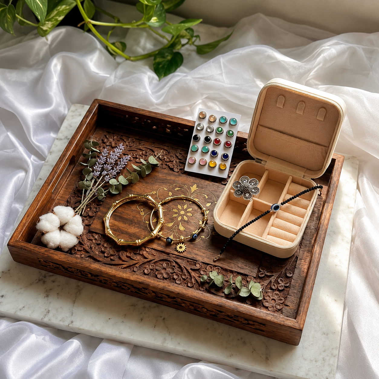 6- piece rakhi last minute gift set combo
