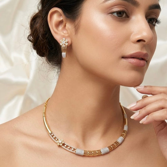 American diamond Necklace set