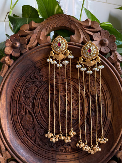 Meher | gold plated Jhumka Earrings