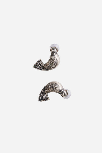 Birdie Silver Stud Earrings