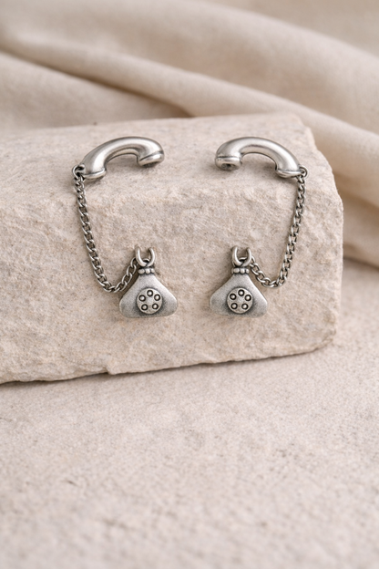 Telephone Ear - cuff | Statement Earrings | Bugadi