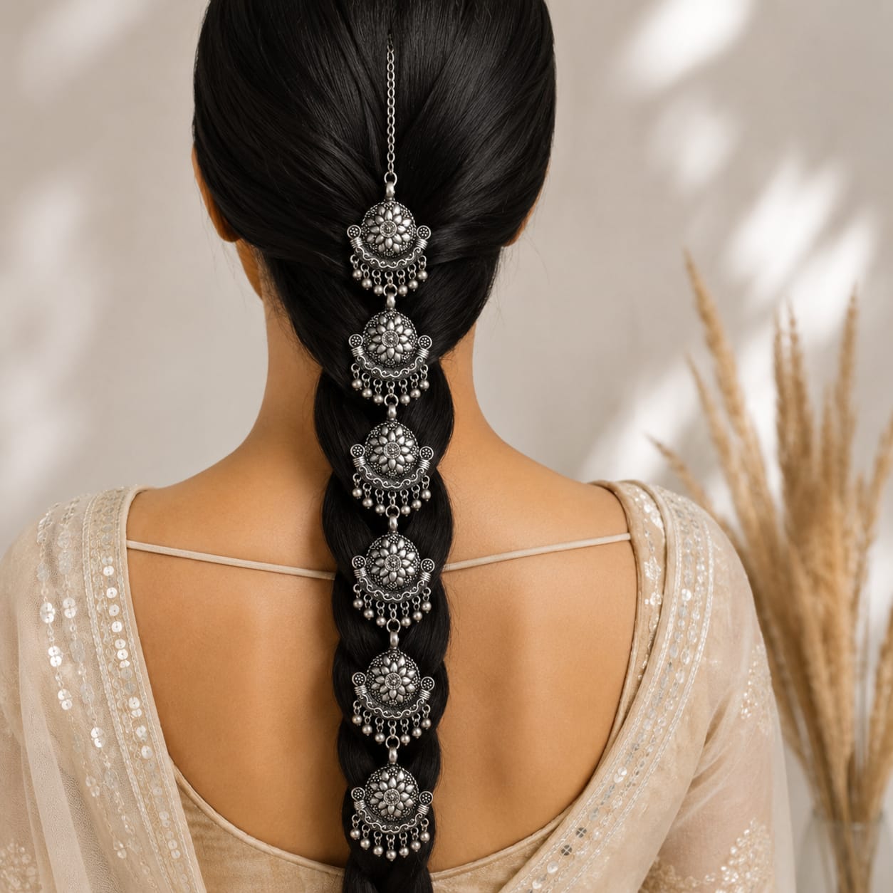 Silver Hair Chain - Choti Phool