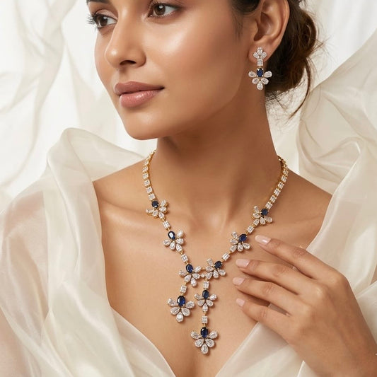 American diamond Necklace set