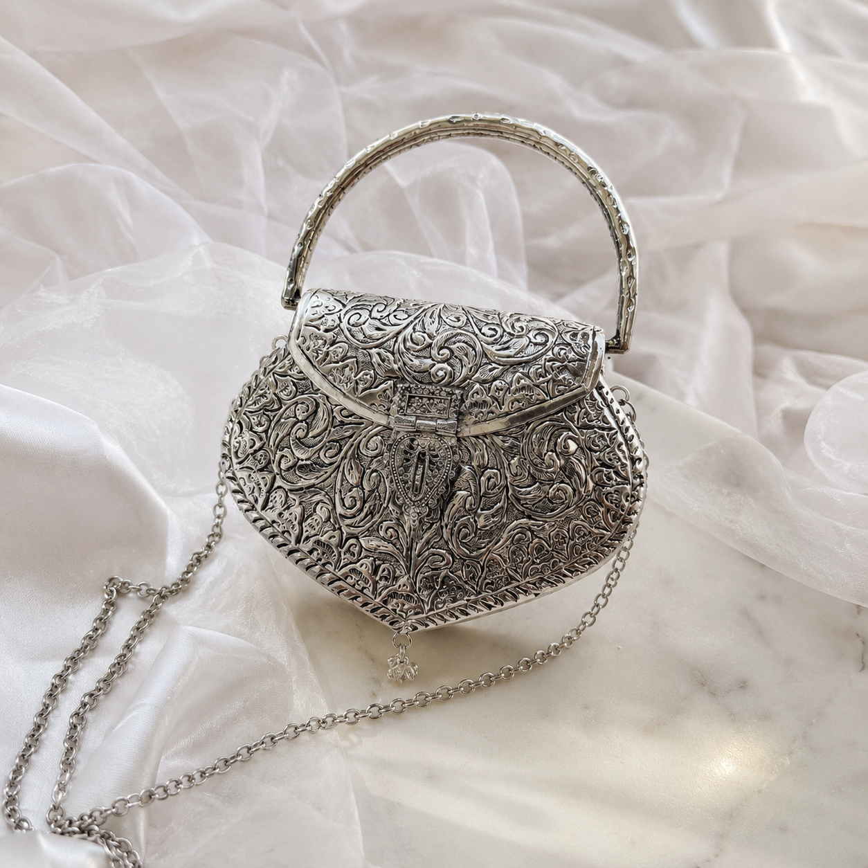Chaandi bags | Silver purse