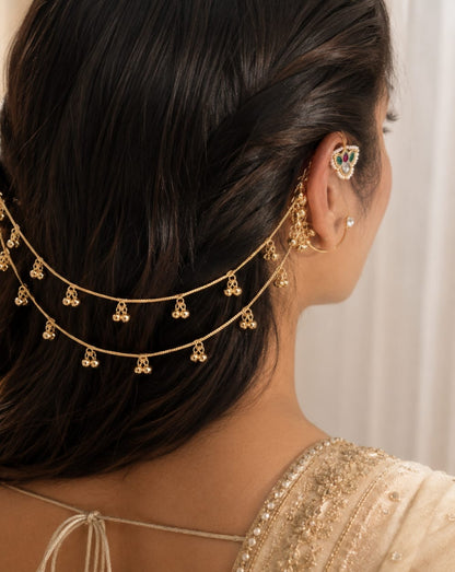 Sahara  | gold plated ear Chains | kaanchain