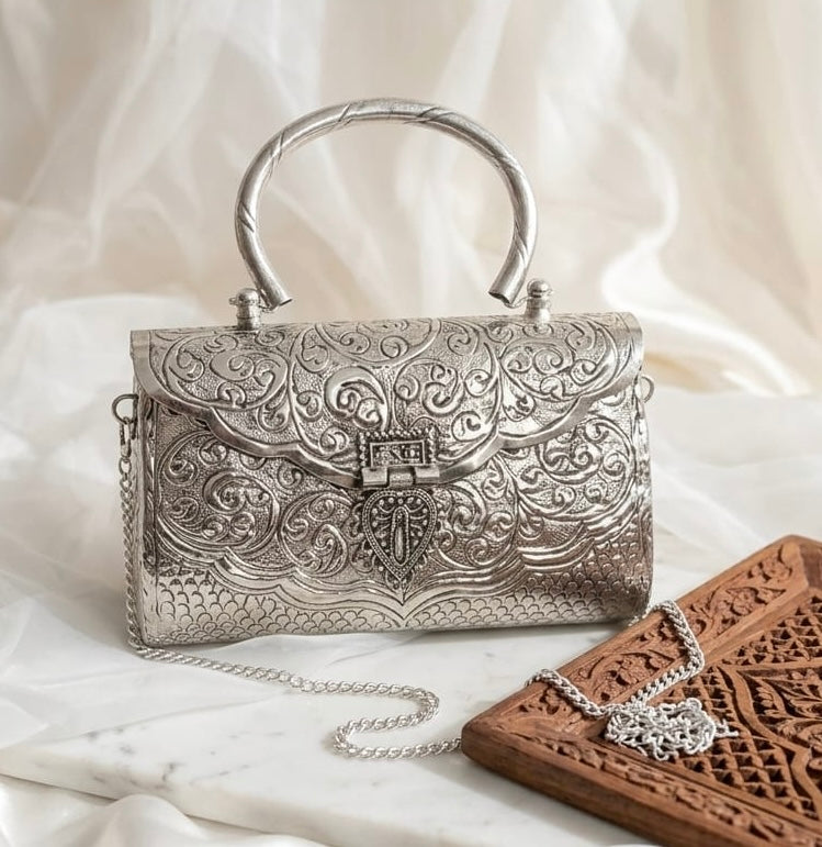 Chaandi bags | Silver purse