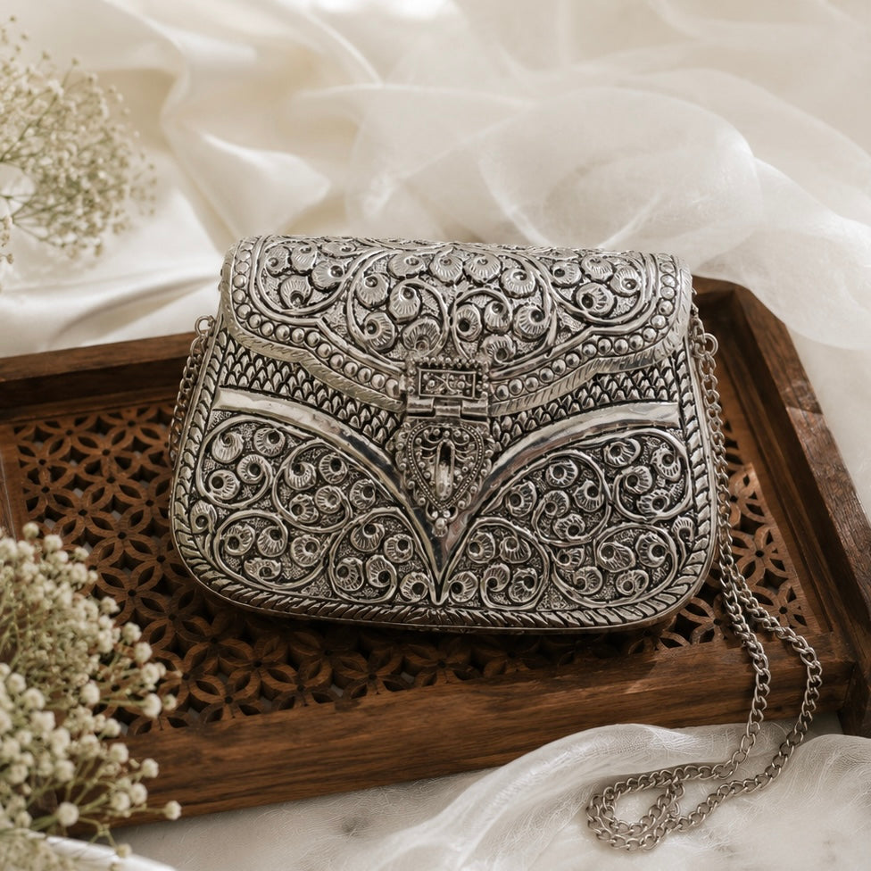 Chaandi bags | Silver purse