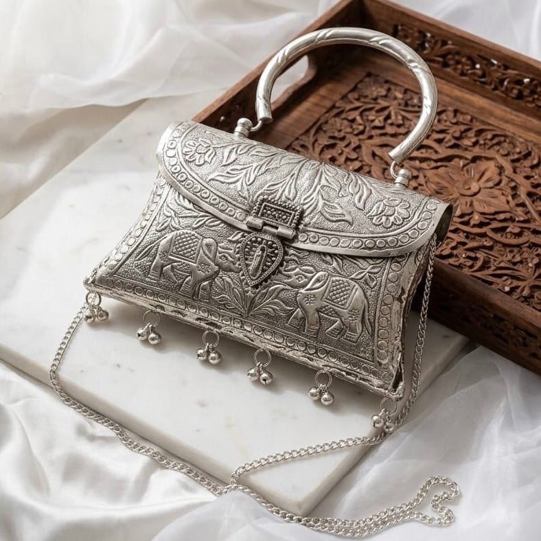 Chaandi bags | Silver purse