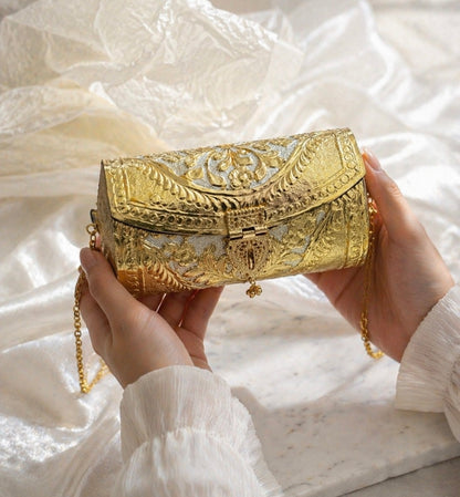 Dual tone Golden bags | Silver purse premium Quality