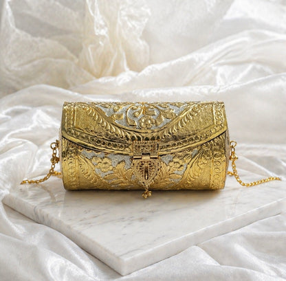 Dual tone Golden bags | Silver purse premium Quality