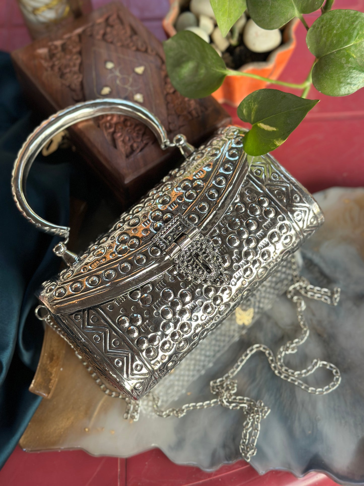 Chaandi bags | Silver purse