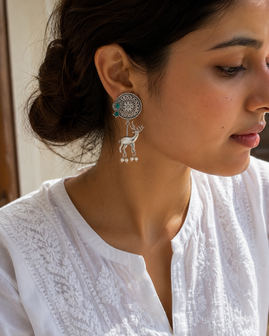 Chanchal Mrig drop Earrings