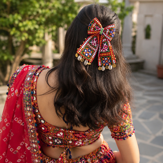 Navratri Bows | hair accessories