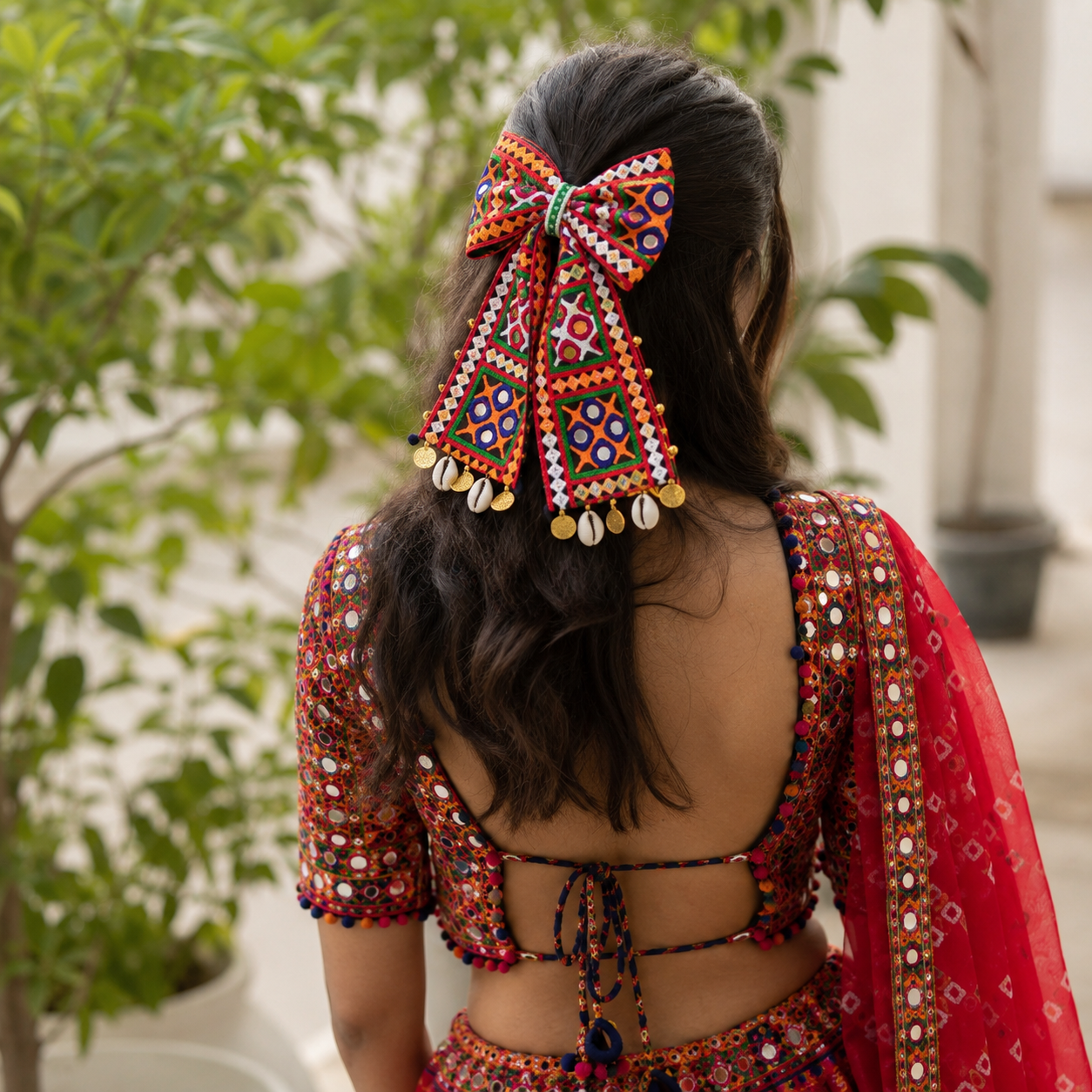 Navratri Bows | hair accessories
