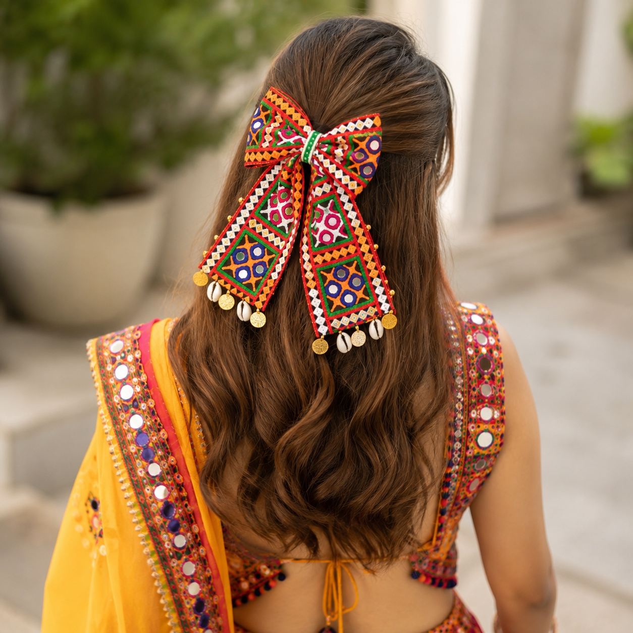 Navratri Bows | hair accessories