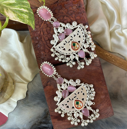 KAFOORI EARRINGS white pearl - Bloom - By Sushmita