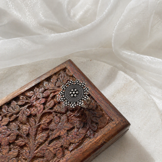 Adjustable Silver plated Ring