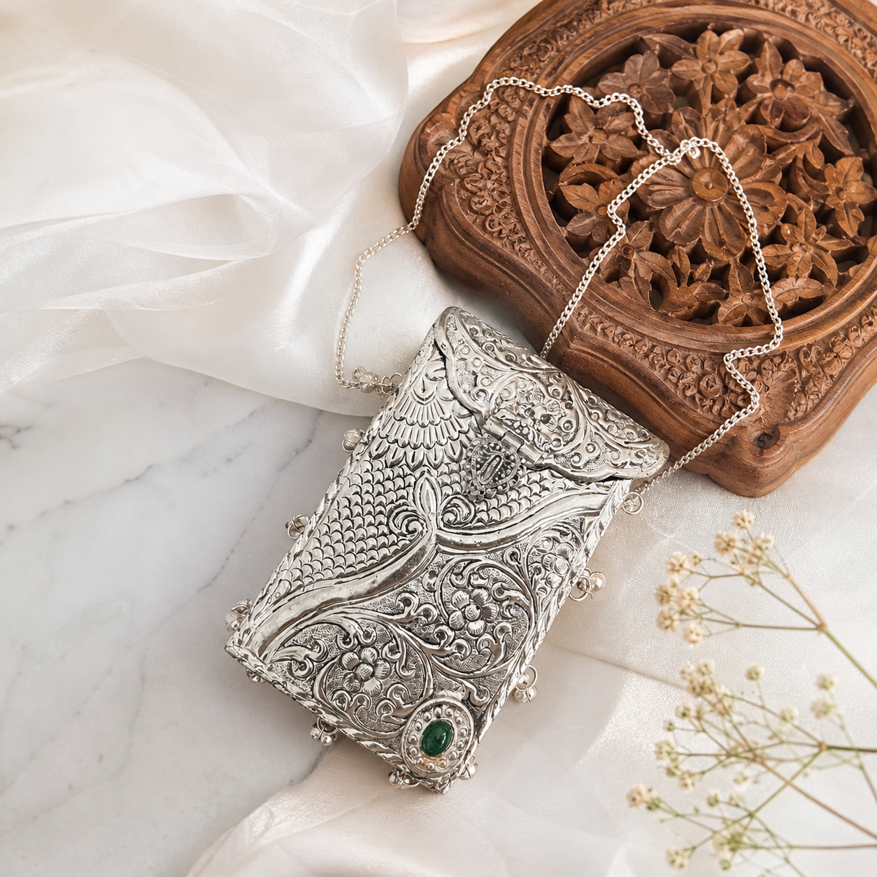 Chaandi bags | Silver purse