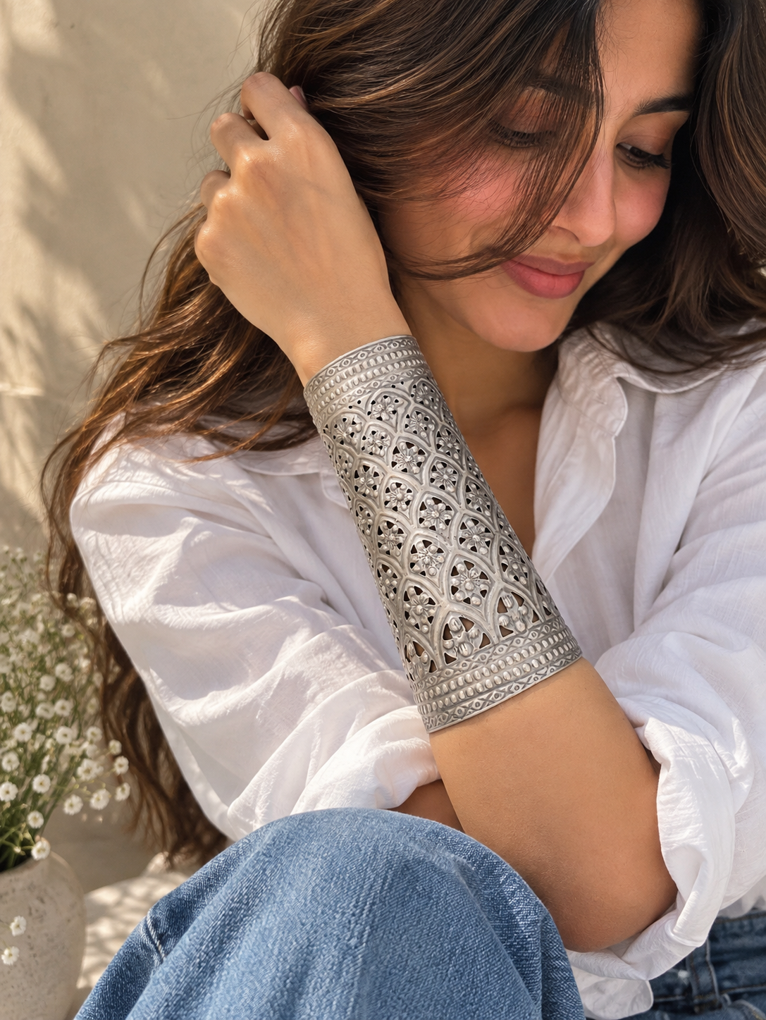Statement hand Cuff / bracelet