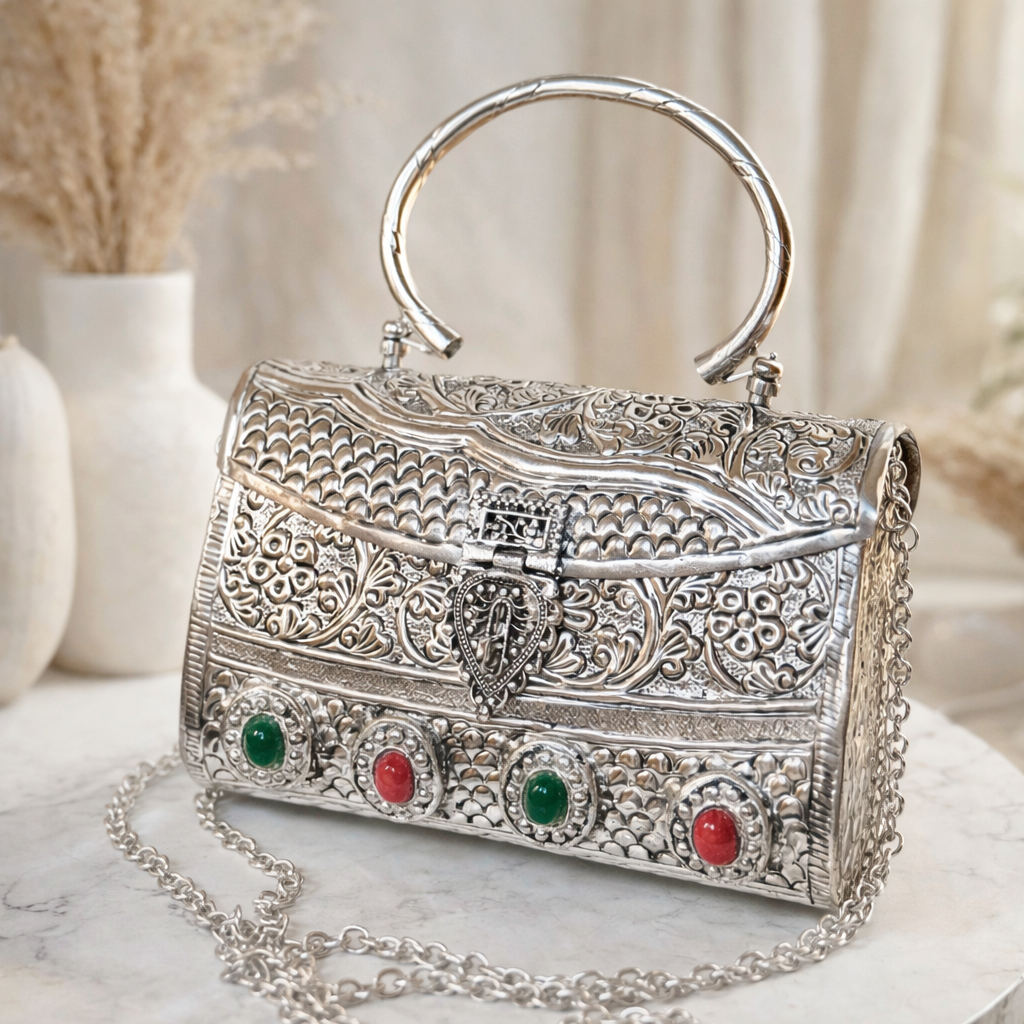 Chaandi bags | Silver purse