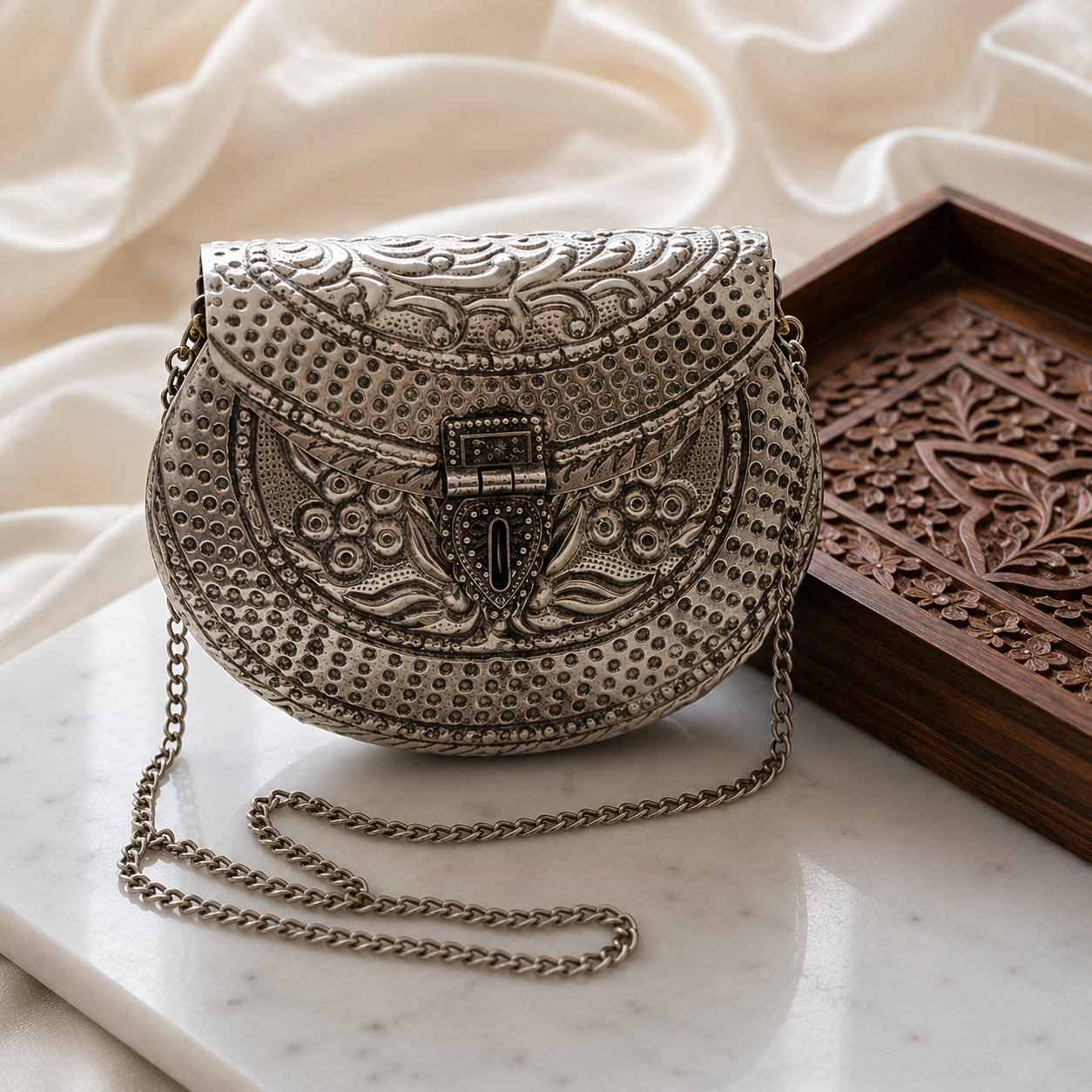Chaandi bags | Silver purse