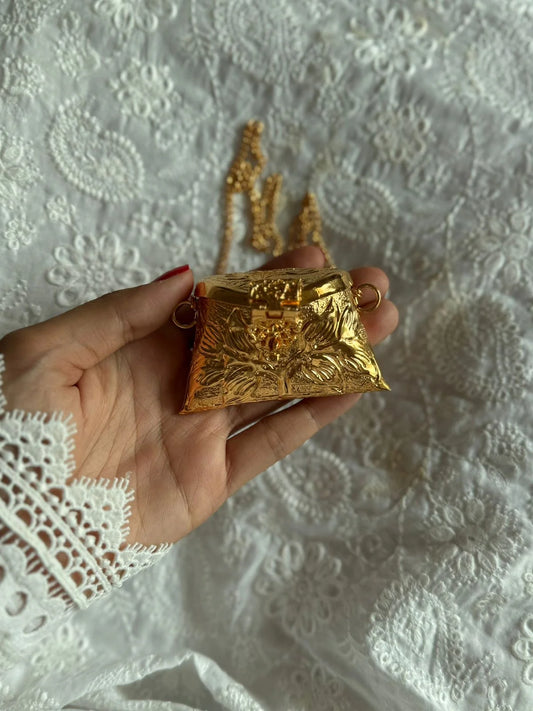 Mini - Chaandi bags | Golden Coin purse | Ginni Batua